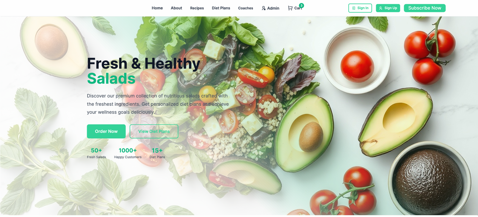 Food & Restaurant Website Design